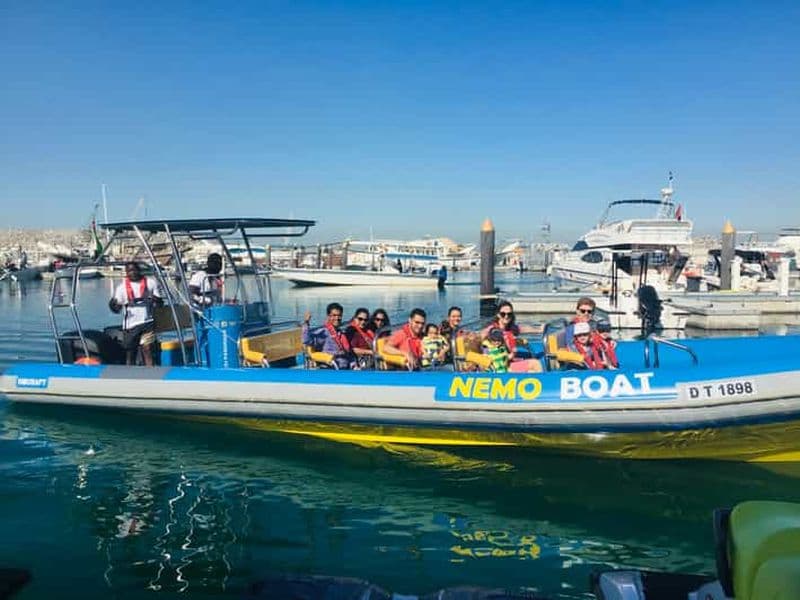 Billet Dubaï : Visite privée en hors-bord, curiosités de la ville et glaces gratuites