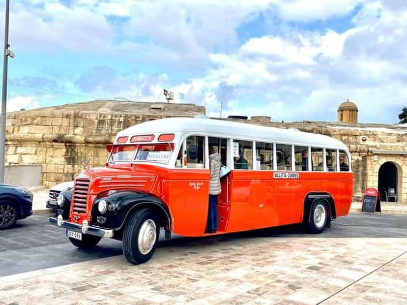 Billet La Valette : Bus du dimanche à Marsaxlokk