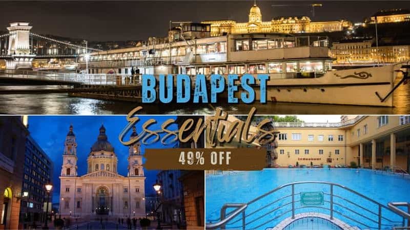 Billet Super offre Budapest : spa, visite de la basilique et croisière sur le Danube