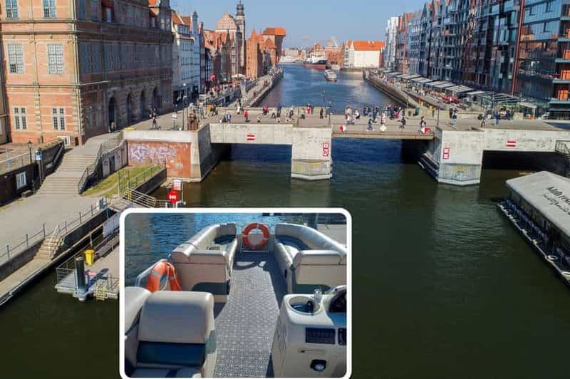 Gdańsk : Croisière touristique en catamaran sur la rivière Motlawa