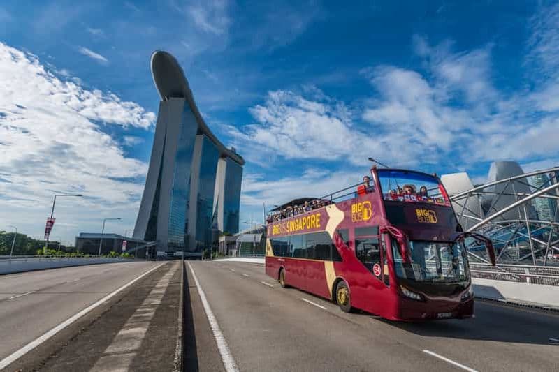 Singapour : visite à arrêts multiples en bus à toit ouvert