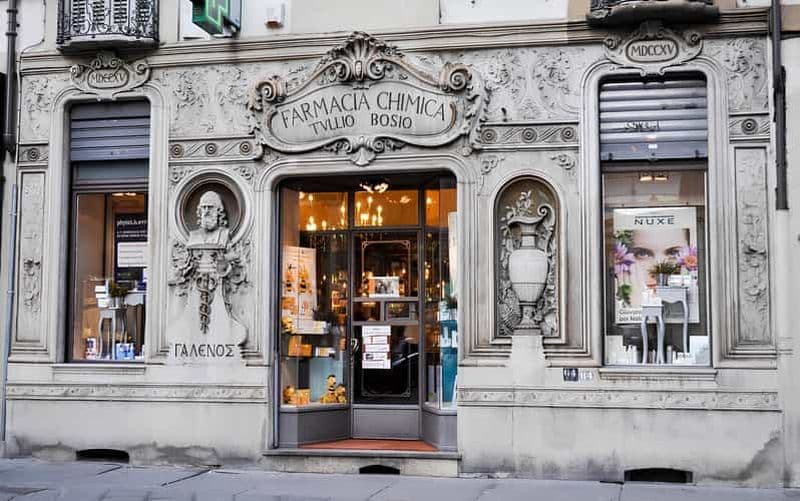 Billet À la découverte des boutiques et pharmacies historiques de Turin