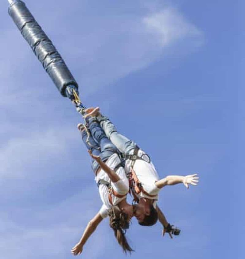 Lloret de Mar : saut à l'élastique en tandem