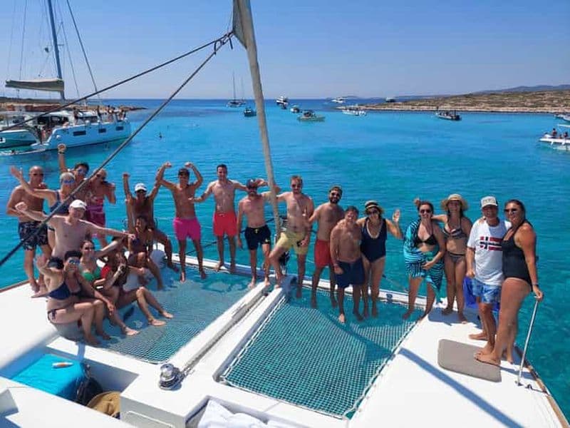 Naxos : Croisière en catamaran à Naxos avec déjeuner et boissons