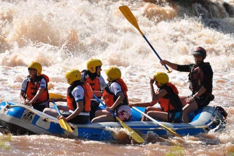 Billet Depuis Nairobi : Rafting en eaux vives et tyrolienne sur la rivière Sagana