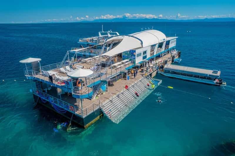 Billet Cairns : Ponton de la Grande Barrière de Corail avec activités nautiques