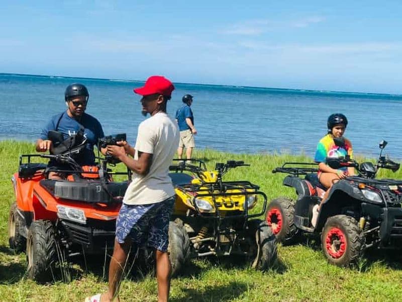 Billet Aventure en quad Dégustation de nourriture et plage tout compris