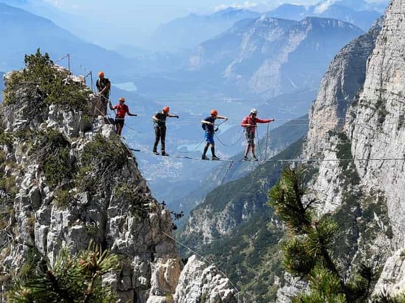 Billet Andalo : expérience de la via ferrata, "Ferrata delle Aquile".