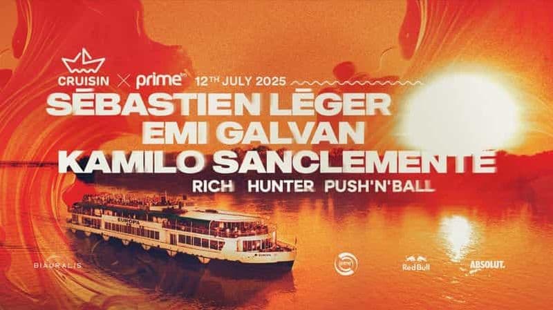 Billet Budapest : Cruisin' Boat Party x Prime FM | Sébastien Léger