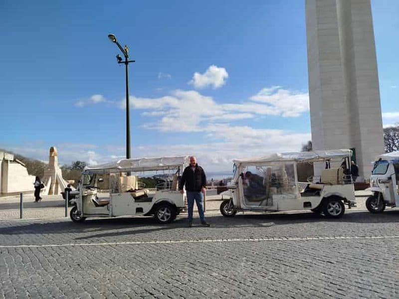 Billet Lisbonne : visite guidée de 3 heures en tuk-tuk avec prise en charge gratuite