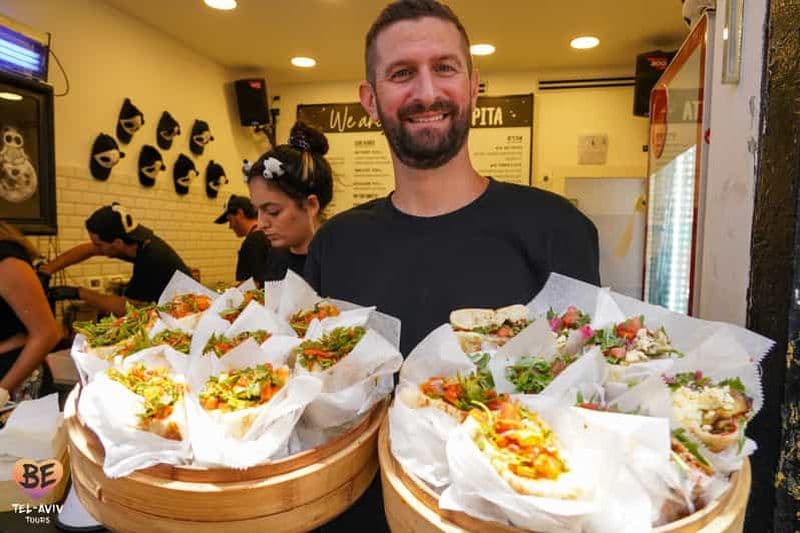 Billet Tel Aviv : 2 heures de visite du marché de Carmel en anglais avec déjeuner