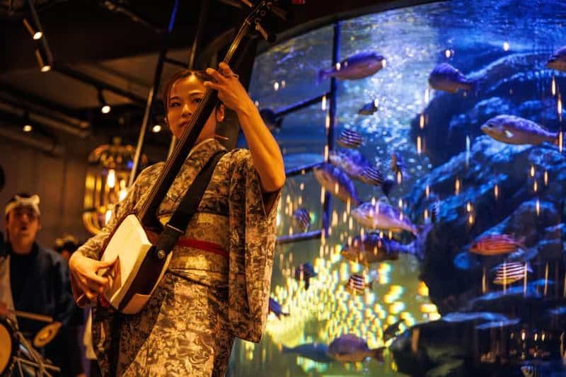 Tokyo : dîner japonais avec spectacle de plongée Ama