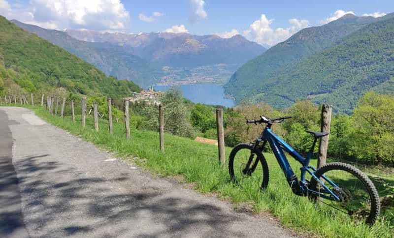 Lac de Lugano : Visite en vélo électrique sur le balcon de l'Italie - Mont Sighignola