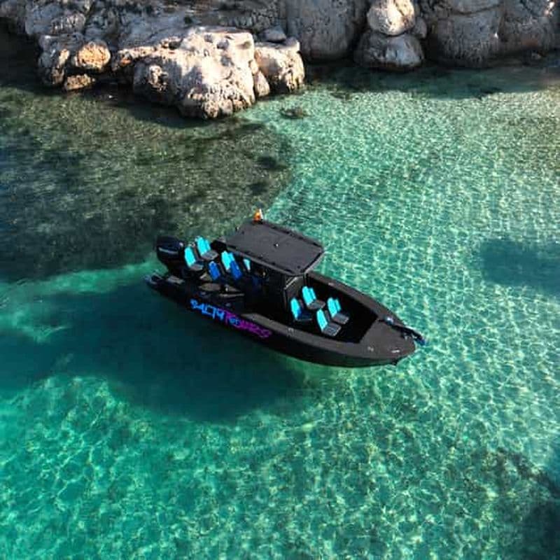 Excursion en bateau dans la baie de Palma avec plongée en apnée et paddle surfing