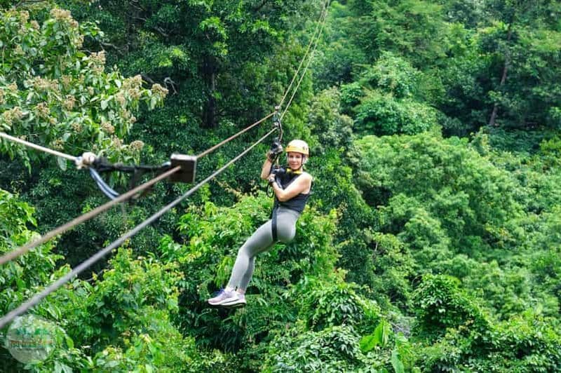 Depuis Koh Samui : Zipline et Café Tree Bridge