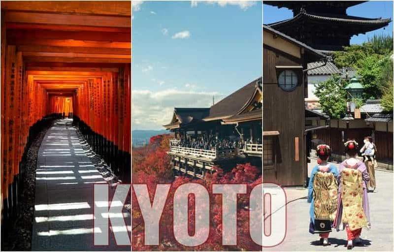 Billet Kyoto : Kiyomizu-dera, Fushimi Inari et le quartier des geishas de Gion