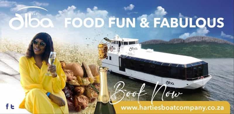 Barrage de Hartbeespoort : croisière de luxe à bord du bateau Alba avec repas