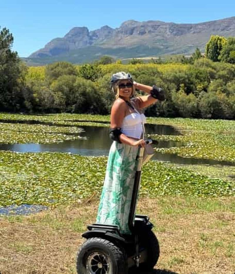 VILLE DU CAP : PROMENADE EN SEGWAY DANS LE BUNKER DE PAARL AVEC WILDX