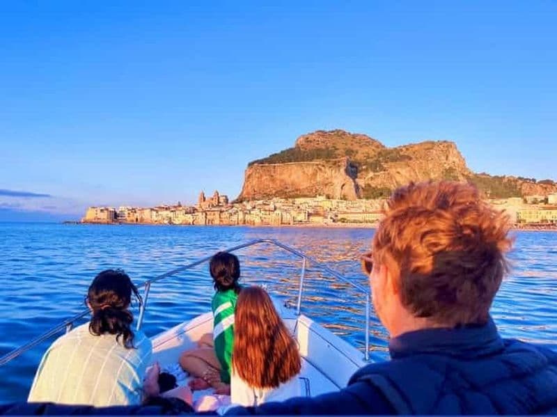 Almira Cefalù : Excursion en bateau avec apéritif, plongée en apnée et grottes
