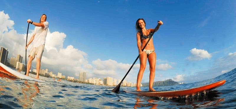 Oahu : Leçon privée de 2 heures de paddleboard à Waikiki