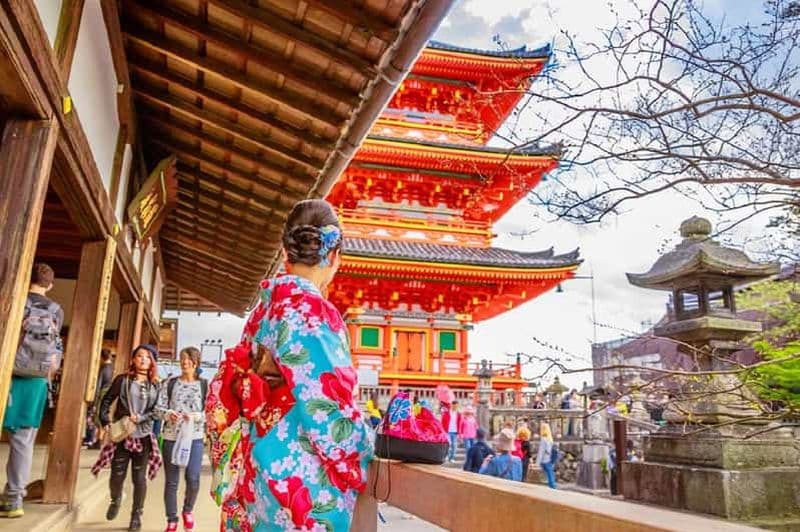 Billet Kyoto : Excursion d'une journée à Kiyomizu-dera, au Pavillon d'or et aux temples
