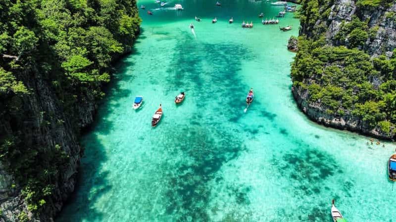 Phuket : Phi Phi, Bamboo et Maithon en catamaran à grande vitesse