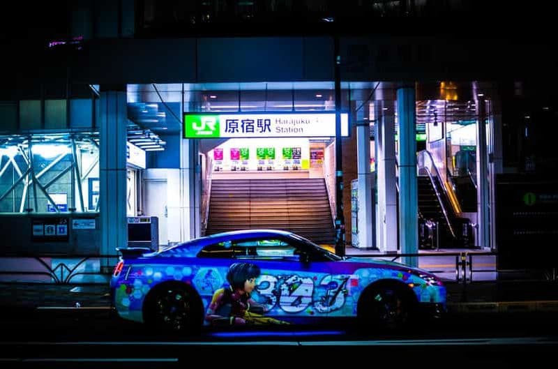 Billet Tokyo : rassemblement de voitures JDM à Daikoku dans les 303 voitures manga Itasha