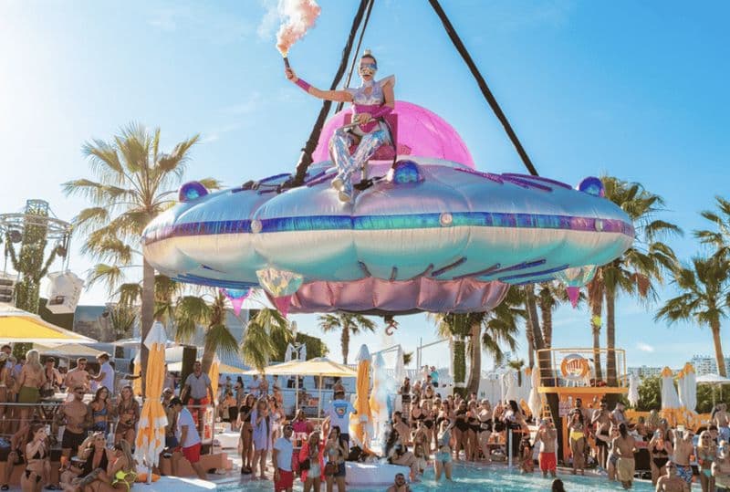 Billet Visite des Pool Parties et des Boîtes de Nuit d'Ibiza - O Beach et Eden Club