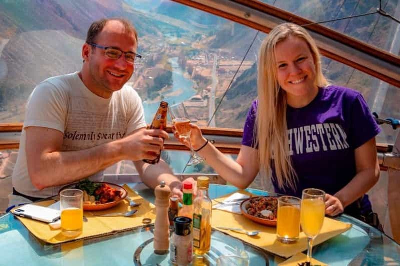 Billet Déjeuner au Skylodge + Via ferrata et tyrolienne