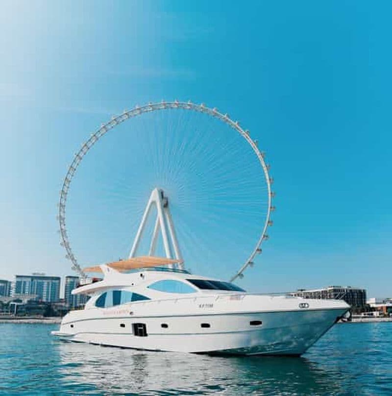 Billet Dubaï : excursion en yacht avec boissons et vues sur Ain/JBR