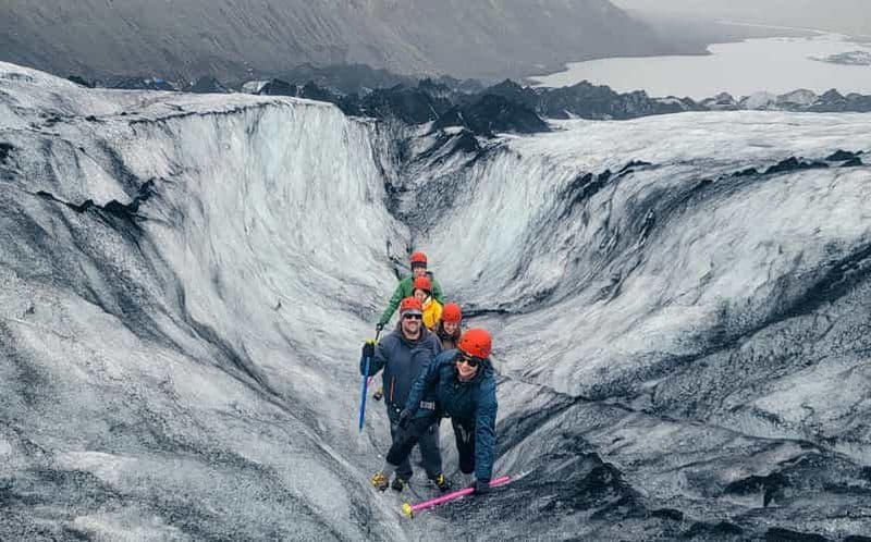 Billet Vik : Randonnée guidée sur le glacier Sólheimajökull