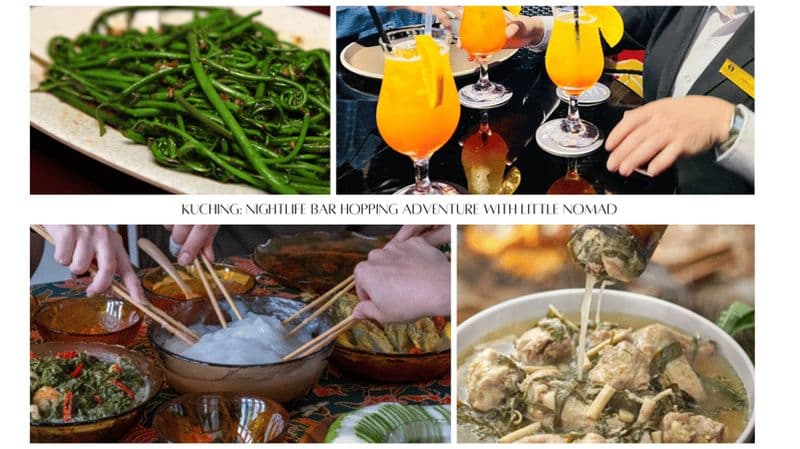 La nuit nomade : Aventure de la tournée des bars de Kuching