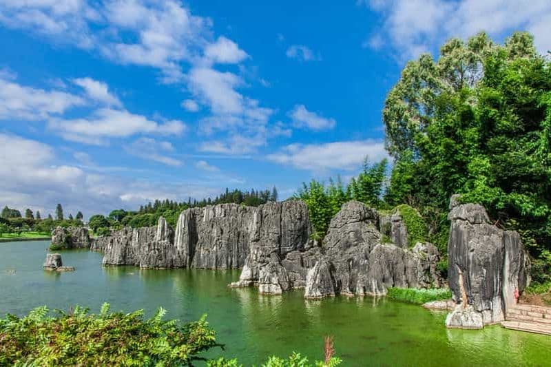 Billet Visite privée de la forêt de pierres de Kunming : promenades pittoresques + guide