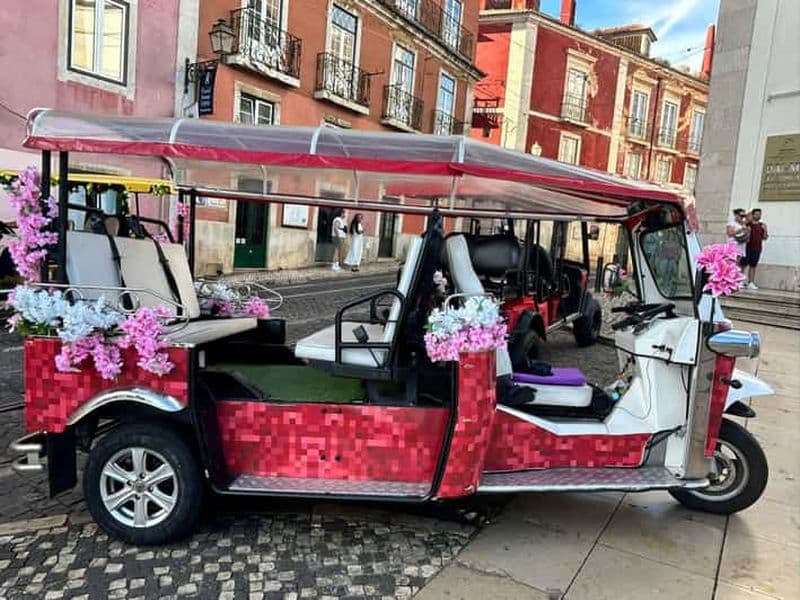 Billet Visite en Tuktuk du centre-ville historique de Lisbonne et de Belém