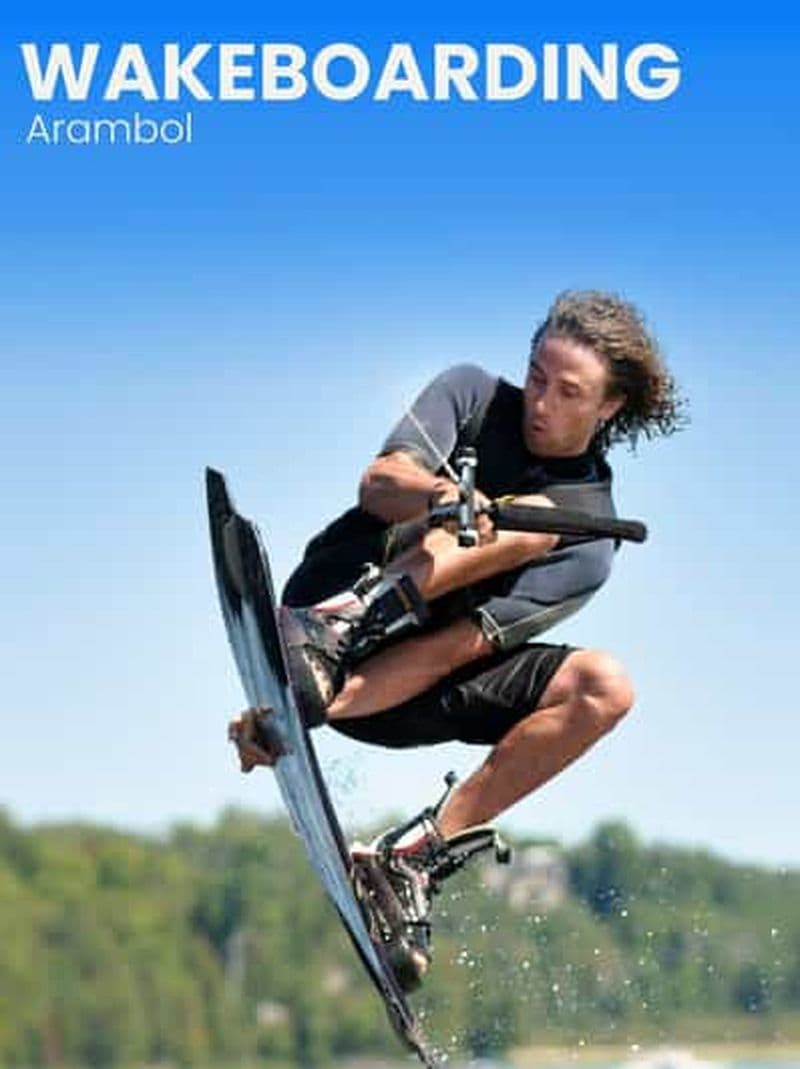 Goa : pratique du wakeboard