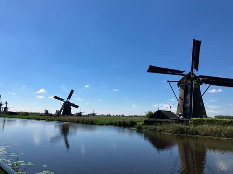 Billet Amsterdam : Kinderdijk et Rotterdam visite guidée en japonais