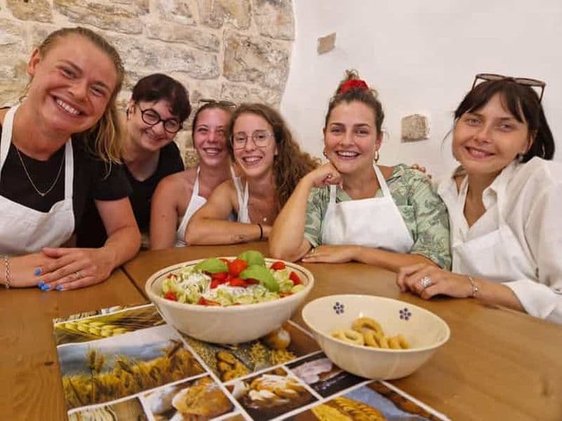 Polignano a Mare : Cours de cuisine de pâtes avec boisson
