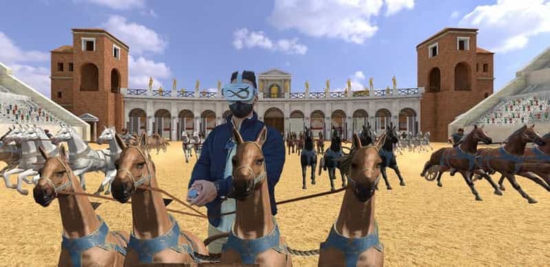 Rome : jeu de réalité virtuelle Circus Maximus près du Colisée