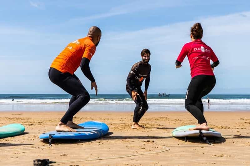 Cours de surf privé avec photoshoot à Caparica