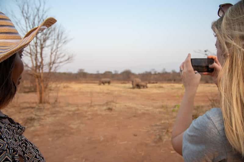 Billet Safari et promenades avec les rhinocéros dans le parc national de Mosi-oa-Tunya