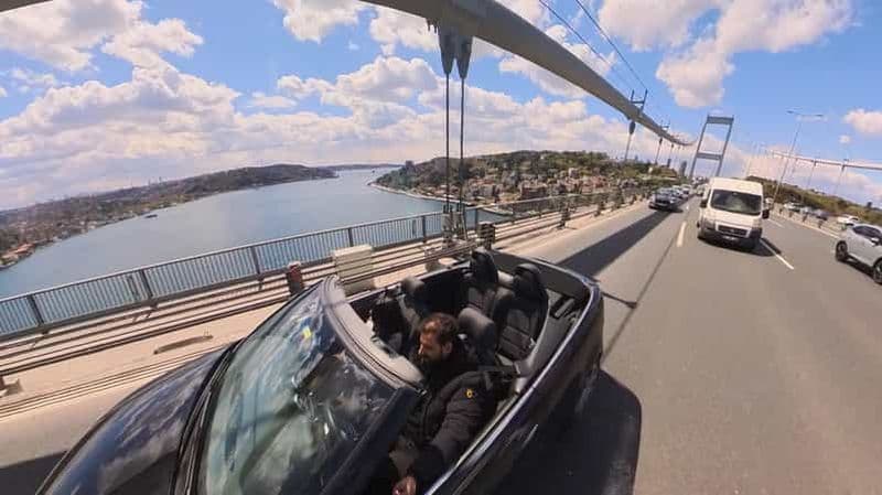 Billet Istanbul : Excursion en voiture cabriolet sur le Bosphore