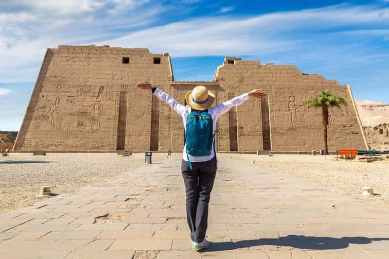 Billet Louxor : billet d'entrée avec code QR pour le temple de Médinet Habou