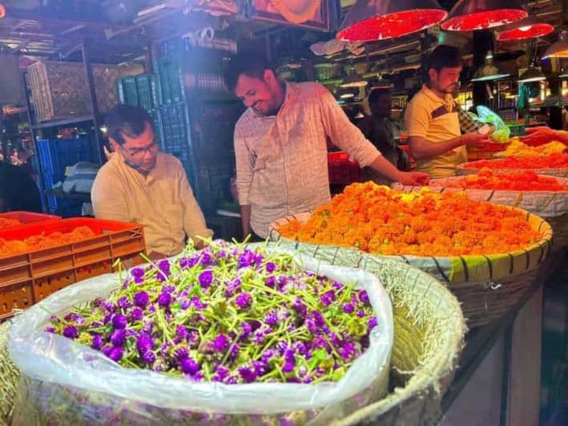 Billet Visite matinale du marché de Mumbai : fleurs, poissons et plus encore