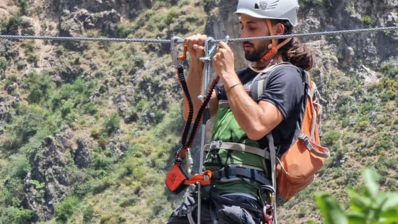 Billet Grenade : expérience d'escalade via ferrata