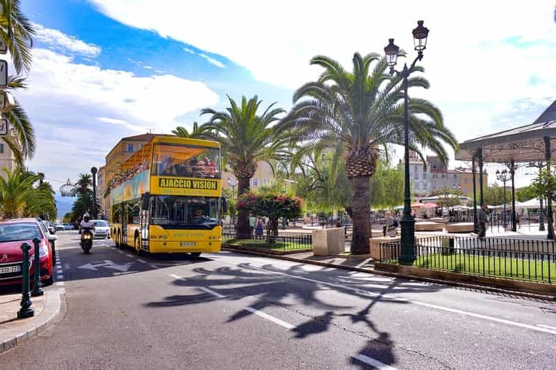Ajaccio : Visite en bus à toit ouvert de la ville et de la côte