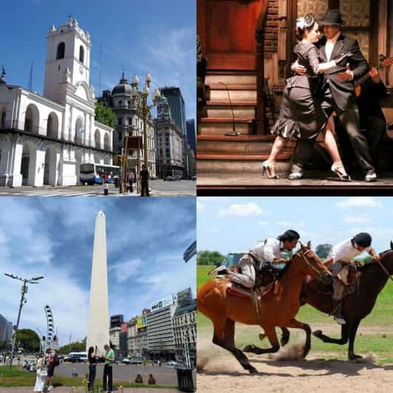 Billet Buenos Aires : visite citadine, ranch et spectacle de tango