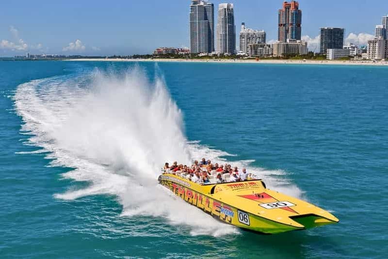Billet Miami : visite touristique en hors-bord