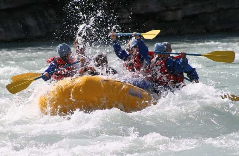 Chutes d'Athabasca : Aventure de rafting en eaux vives de classe 2