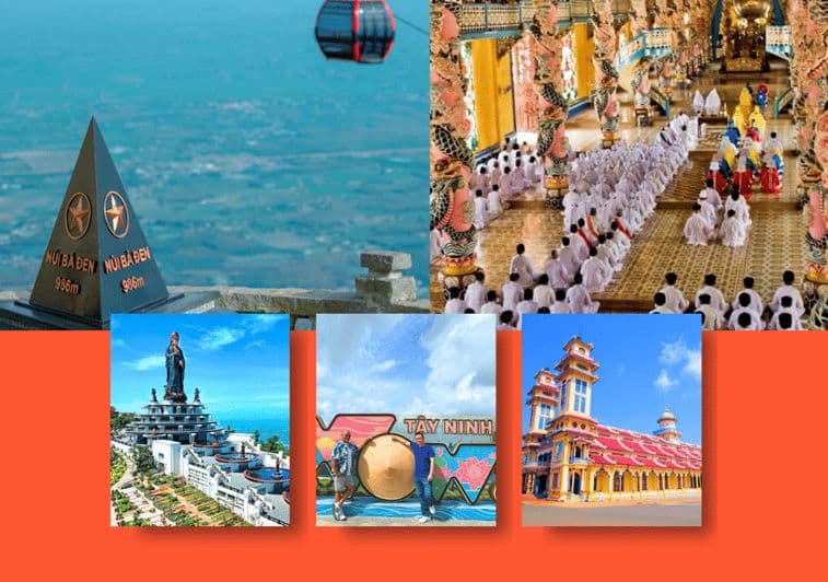 Billet Hô Chi Minh-Ville : Tay Ninh, Montagne de la Vierge Noire et temple Cao Dai