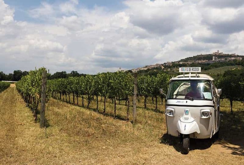 Billet Wine Tour Spello in Tuk Tuk : Italien